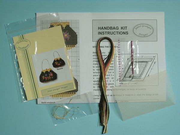 Contents of a handbag kit