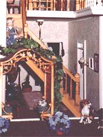 "Rebecca" rug in the hall