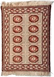 Dollhouse needlepoint rug in "Rebecca" design
